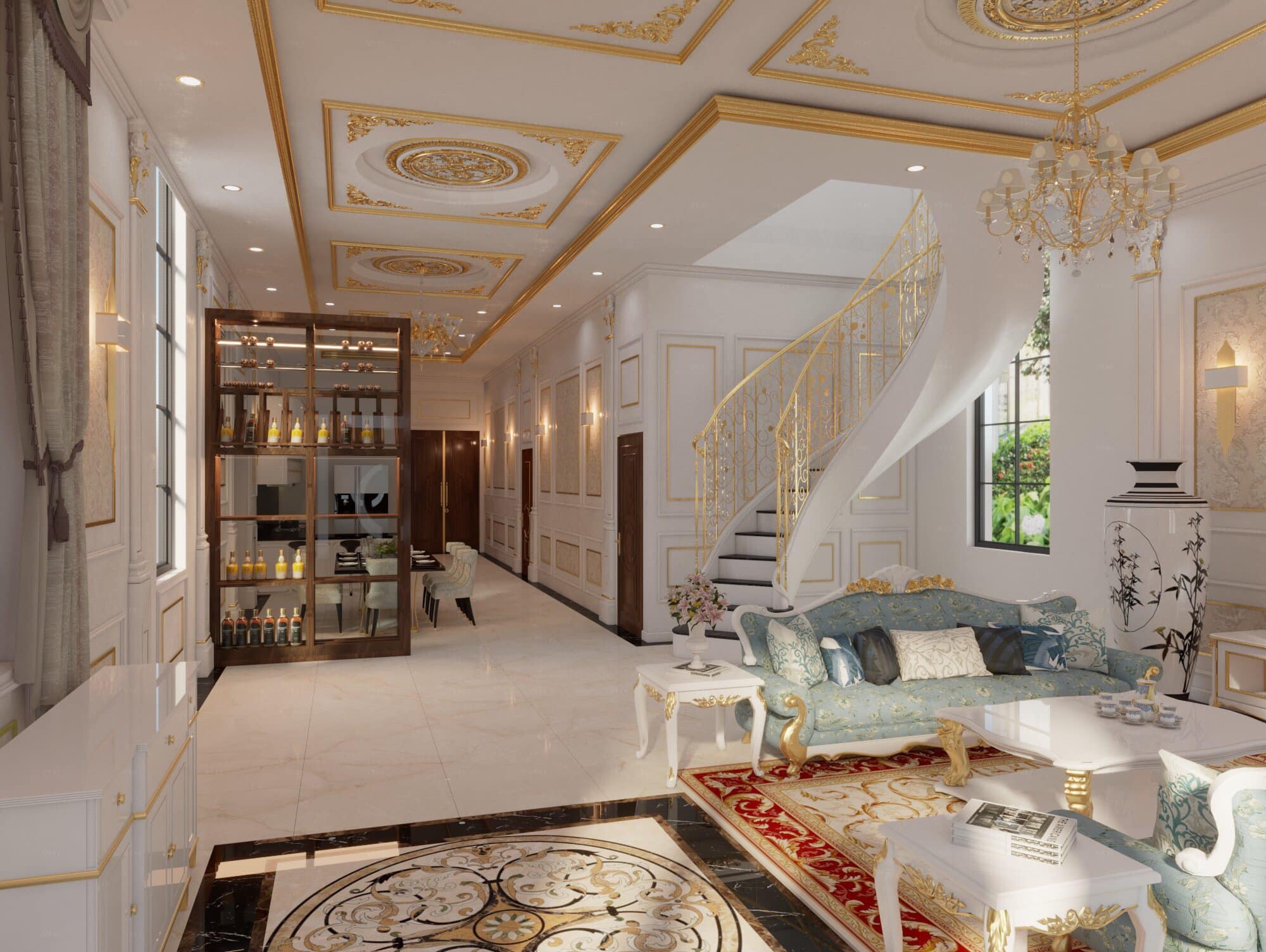  House Interior Sketchup  by Dao Hung 1