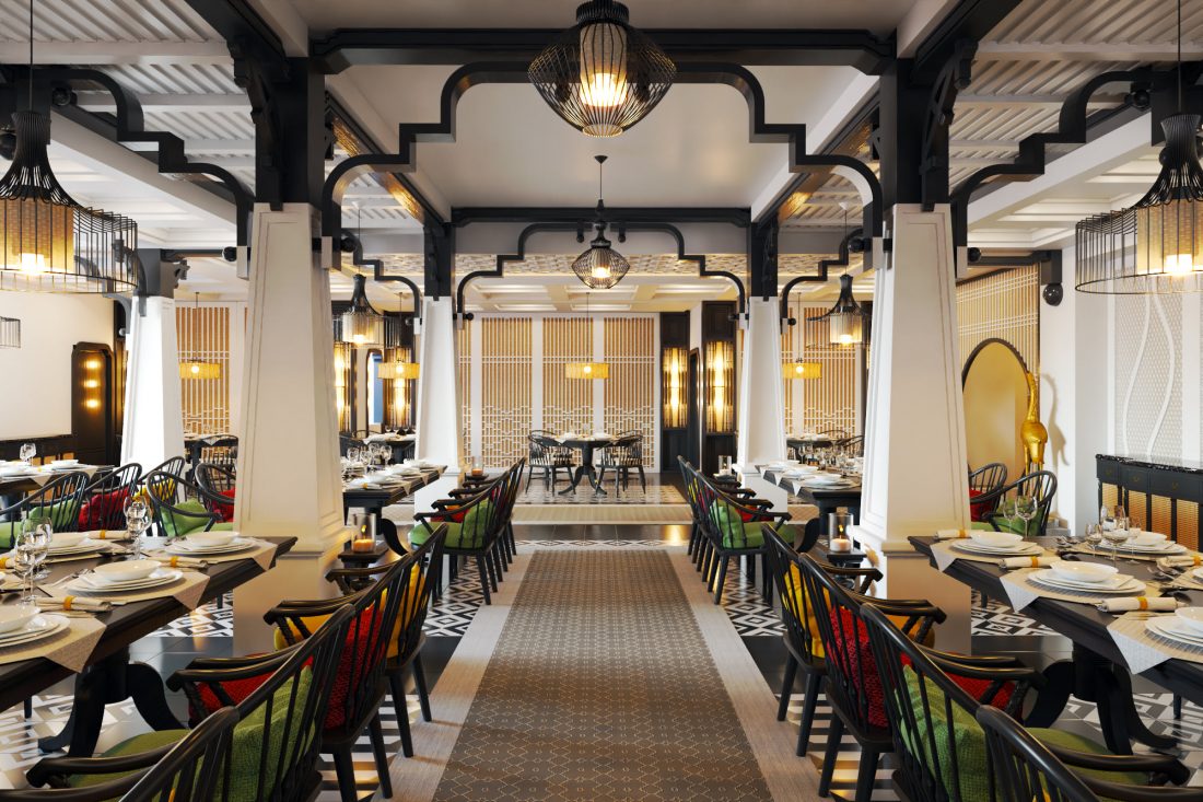 Interior Restaurant Scene Sketchup  by Truong LV 1 scaled