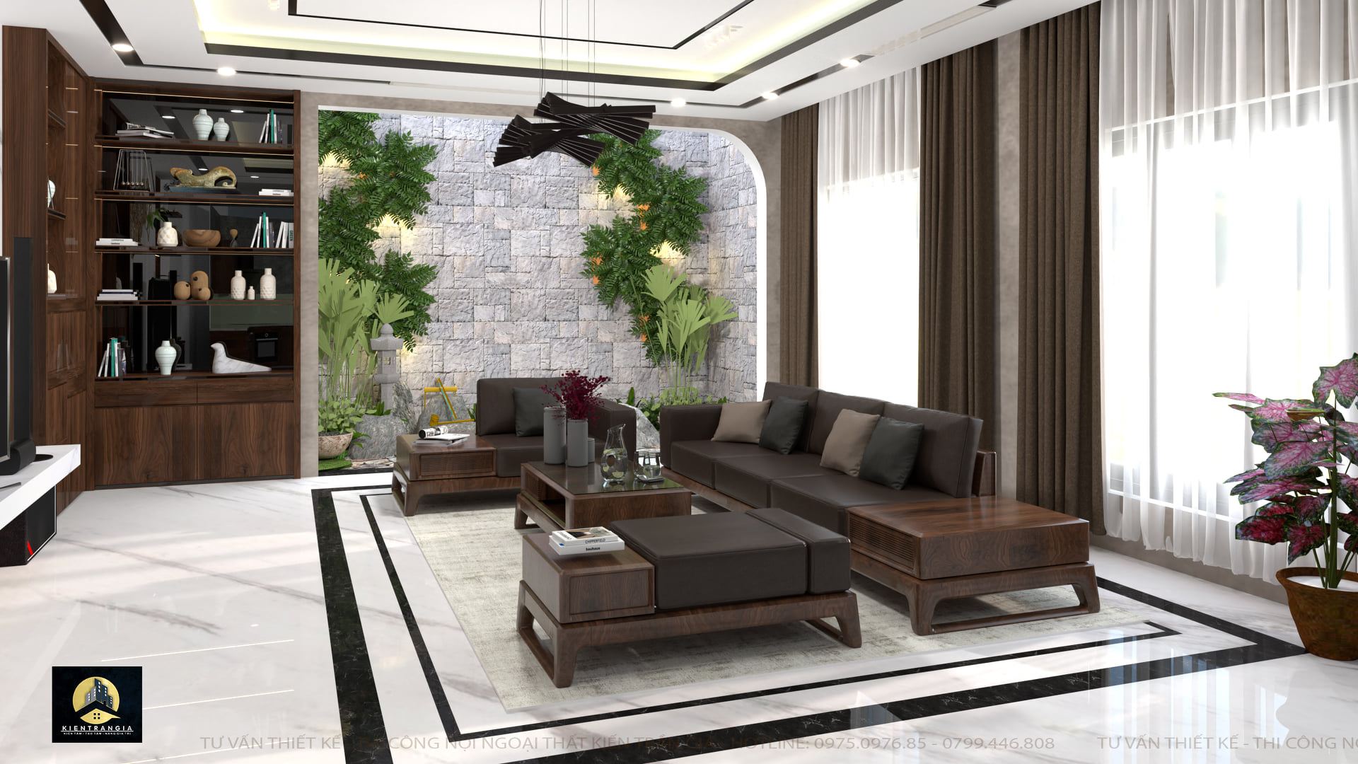 Living Room Interior Sketchup  by Tran Cam Art 2