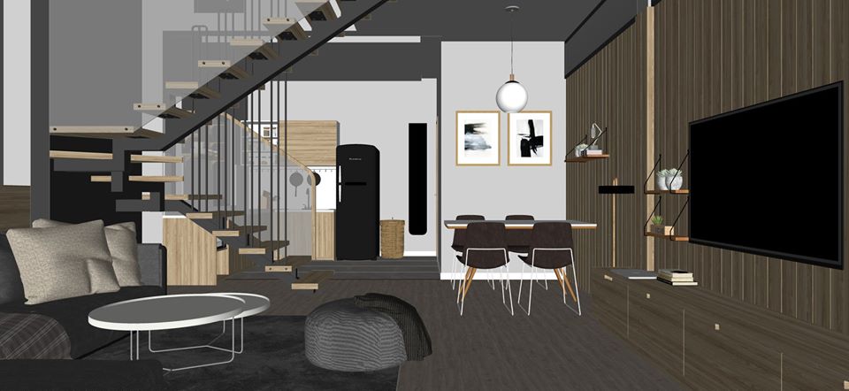 Interior House Scene Sketchup  by CaDui 1