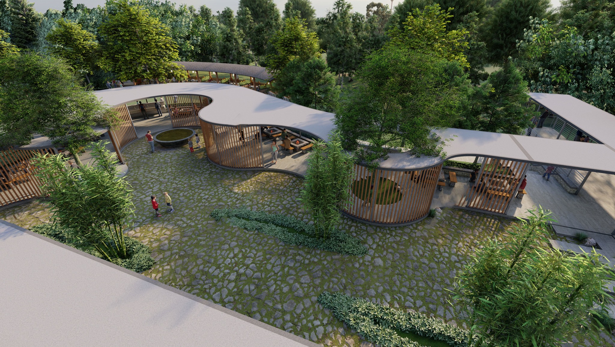  Resting Area Outdoor Exterior Sketchup  by Cuong Covua