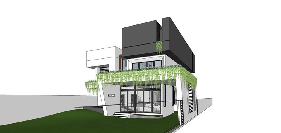 Exterior Villa Scene Sketchup  by NA Studio 1