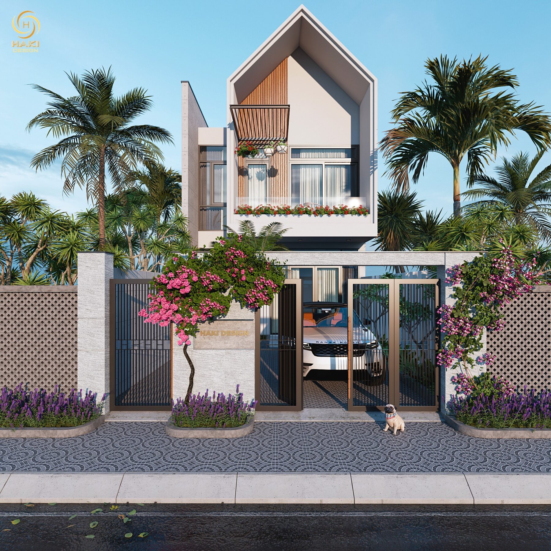  Villa Exterior Sketchup File