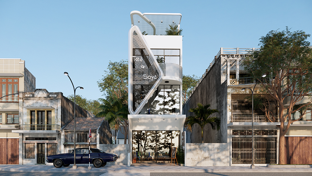 Exterior House Scene Sketchup  by Tran Tan 1