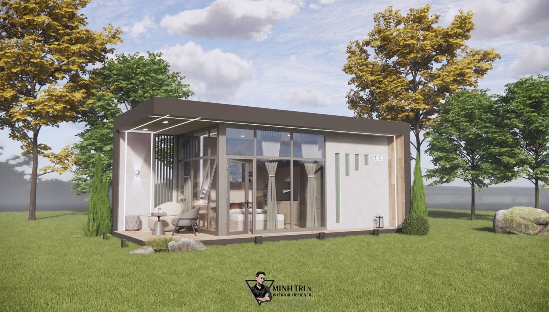 Exterior House Bungalow Sketchup  by Nguyen Minh Tri 1 scaled