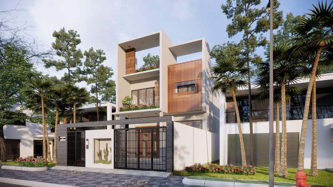 Exterior House Scene Sketchup  By Duong Duong 3 scaled