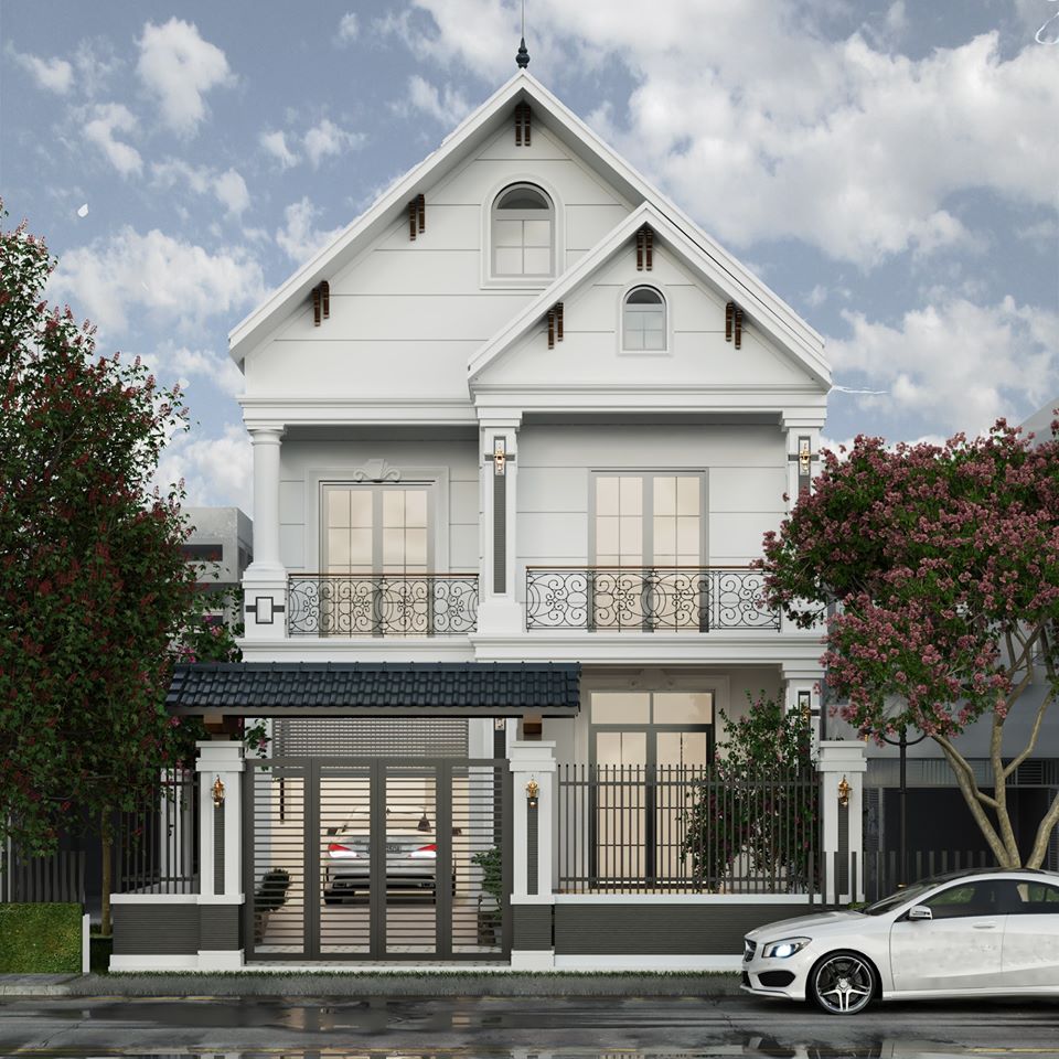 Exterior House Scene Sketchup  By Tee Tran 1