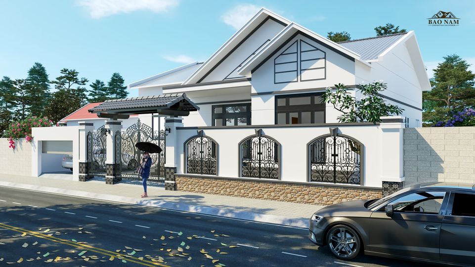 House Exterior Sketchup  by Bao Lan Nguyen 2