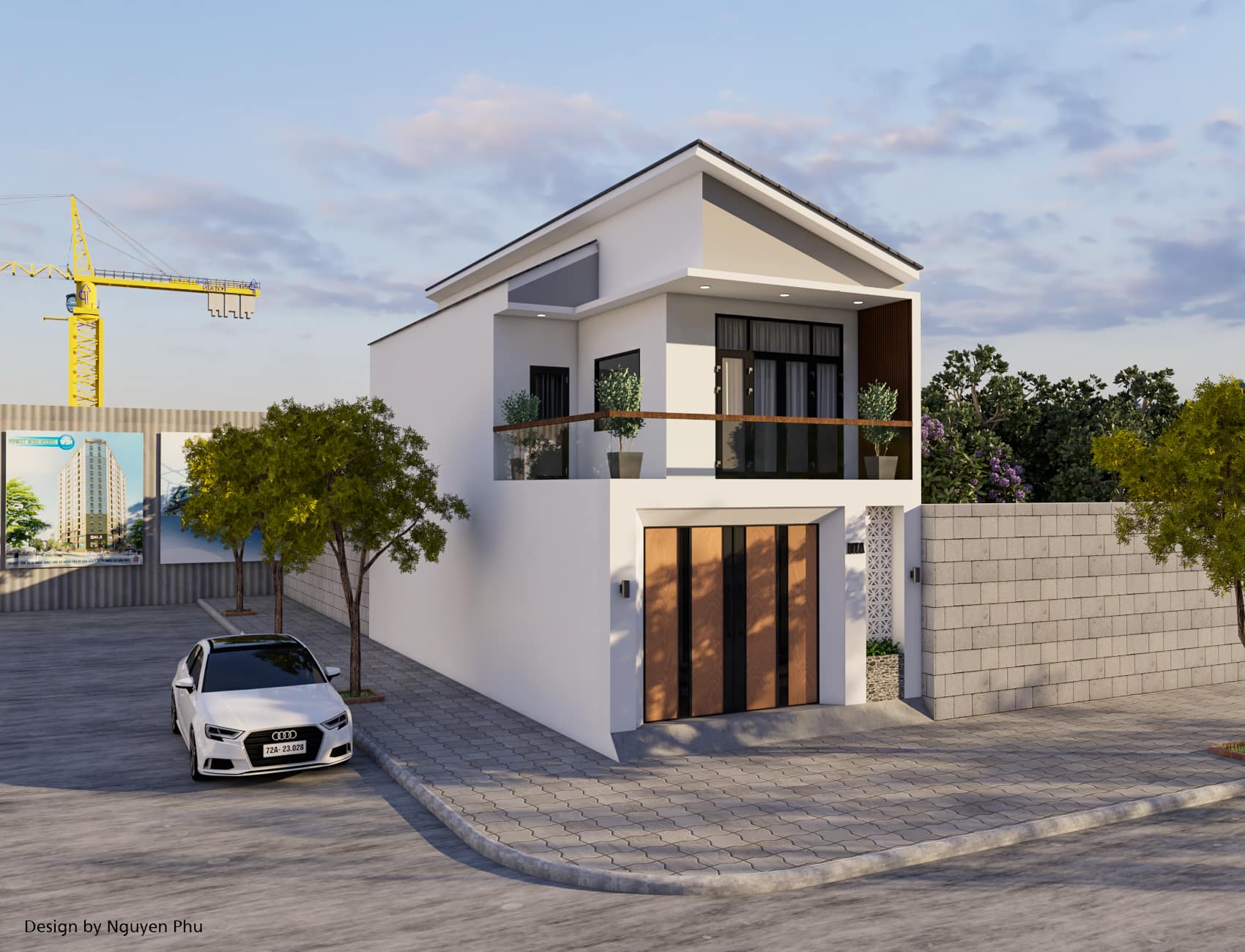 House Exterior Sketchup  by Phu Nguyen 1