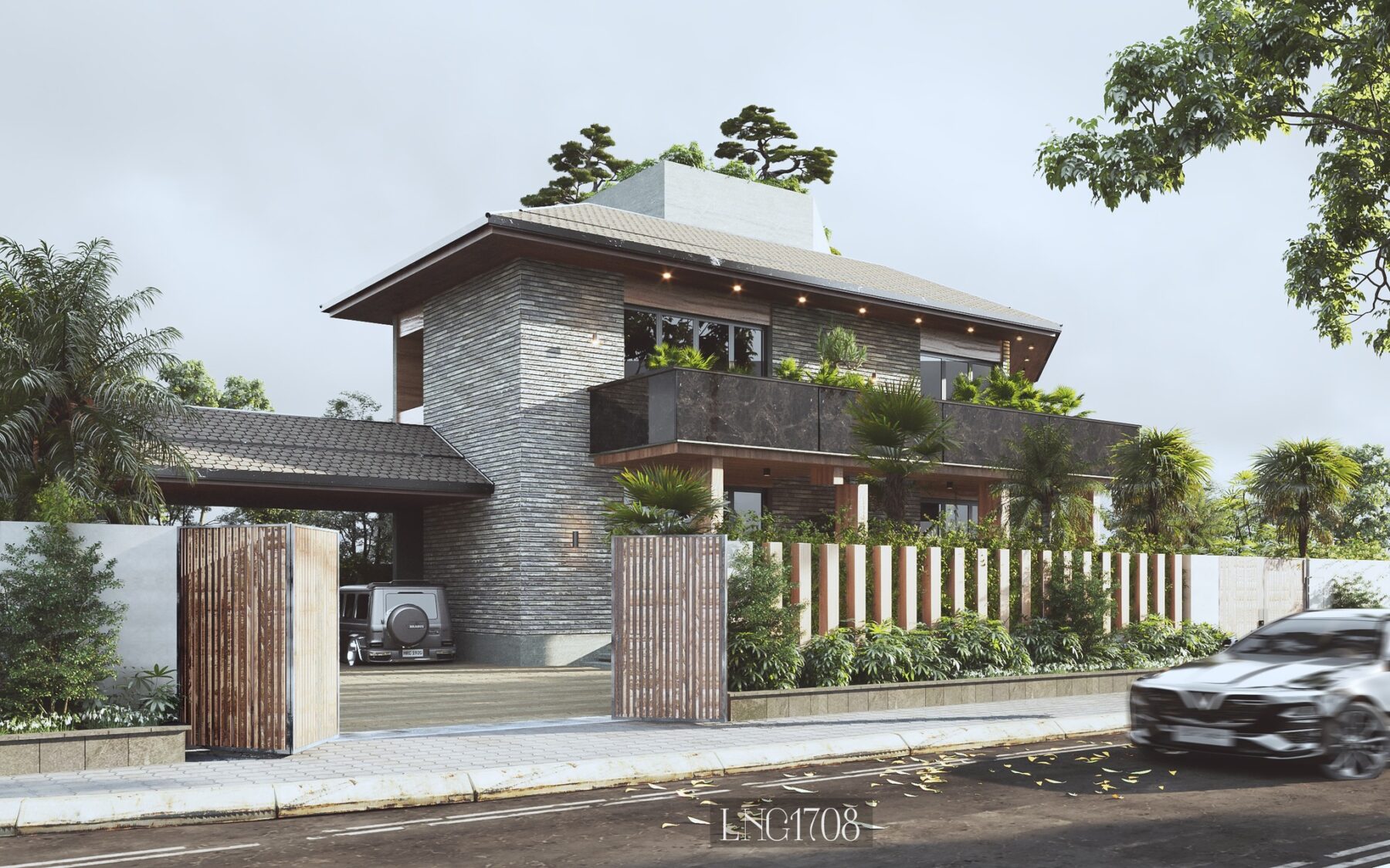  Villa Exterior Sketchup File