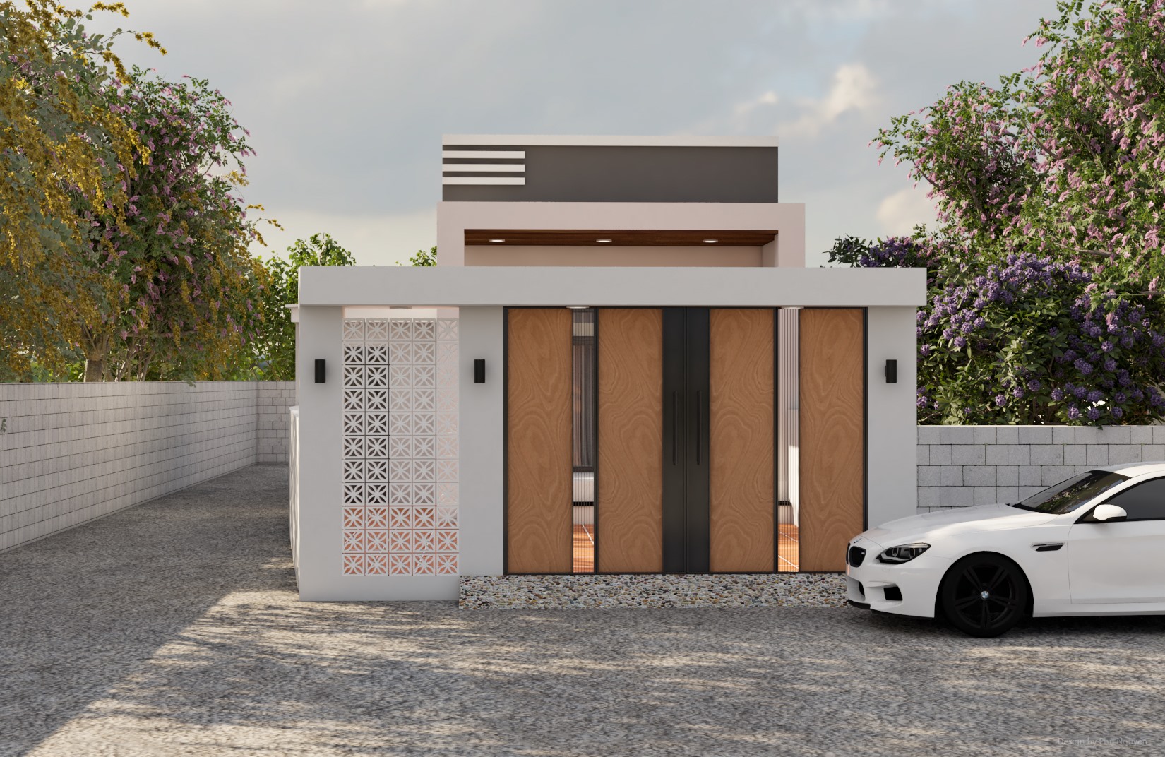 House Exterior Sketchup  by Phu Nguyen 1