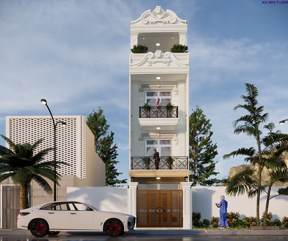 Exterior House Scene Sketchup  by NguyenNhutLinh