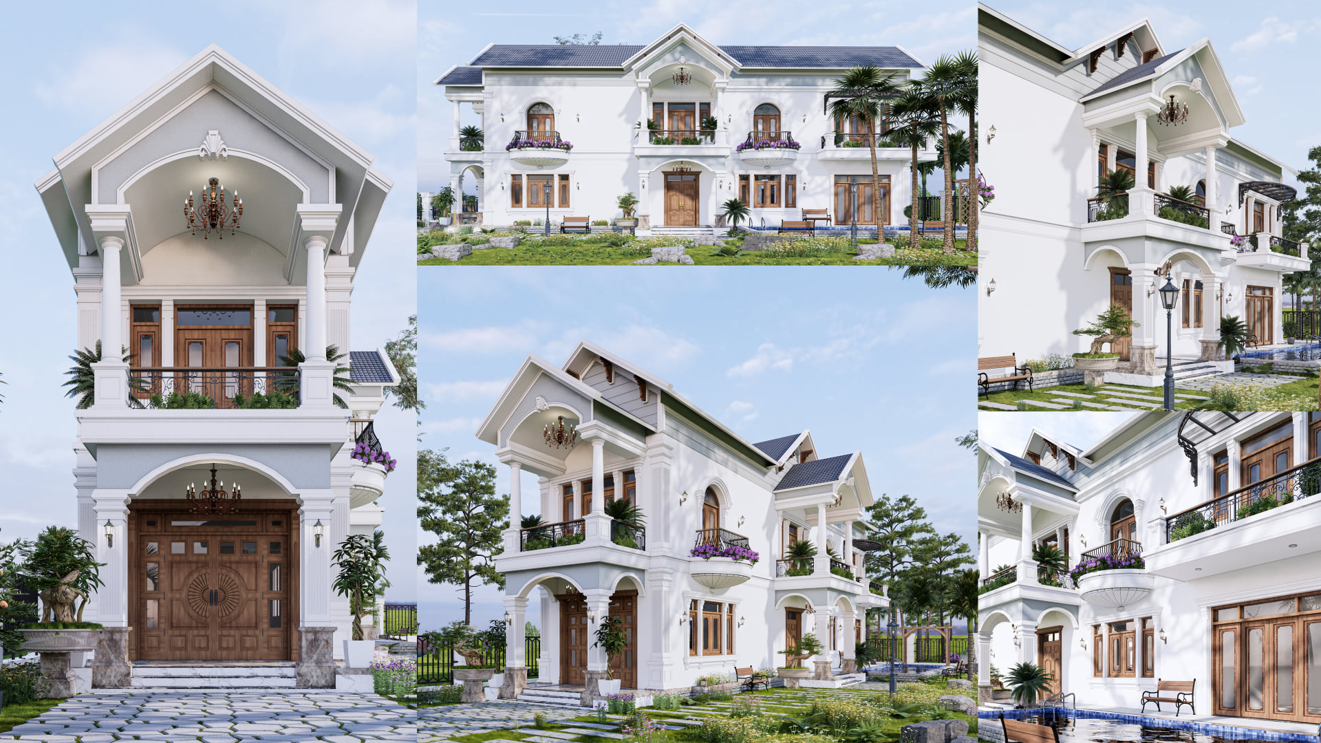 Exterior Villa Sketchup  by Thien Lam 1