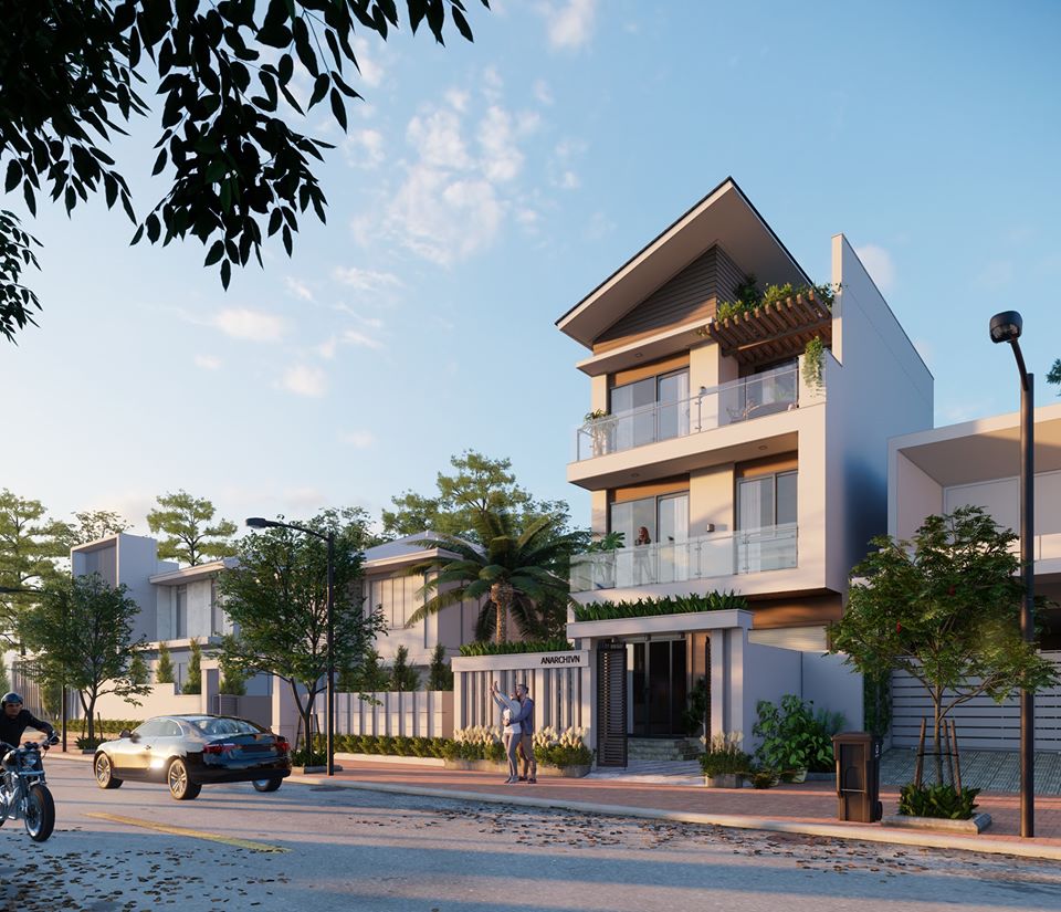 Exterior House Scene Sketchup  by AnNguyen 1