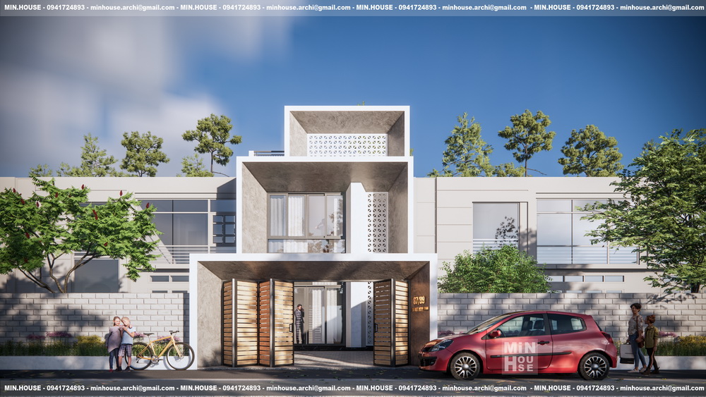 Exterior House Sketchup  by Hoang Minh Hau 1