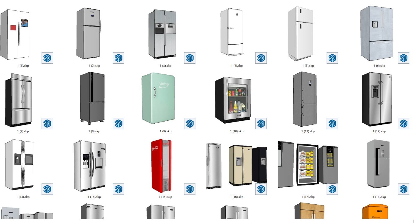  Fridge Sketchup File
