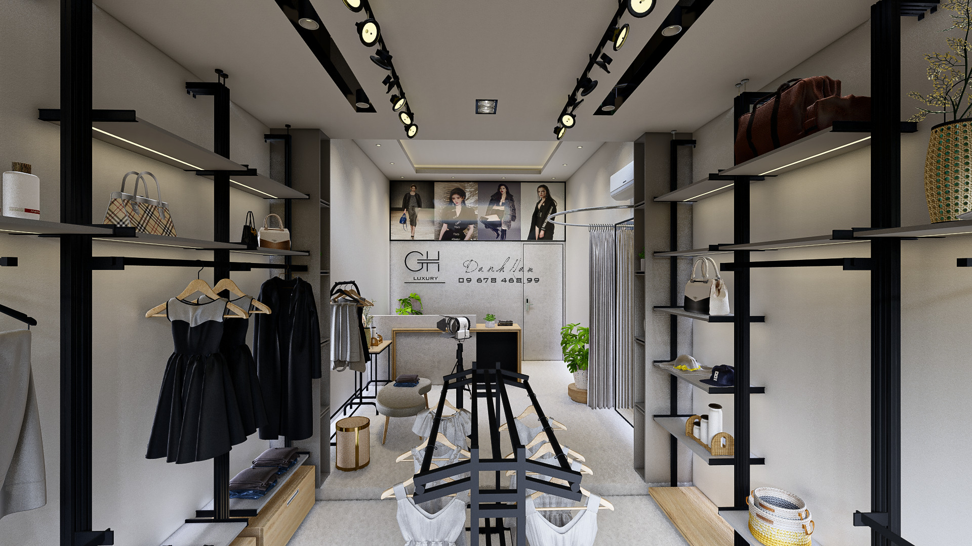 Clothes Shop Sketchup  by Danh Nam 1