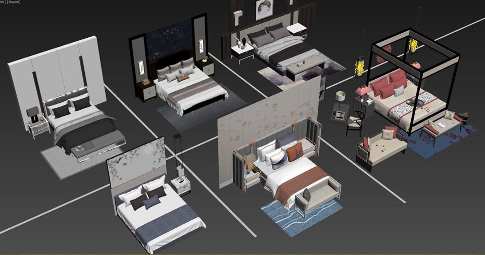 Bed Sketchup File free download