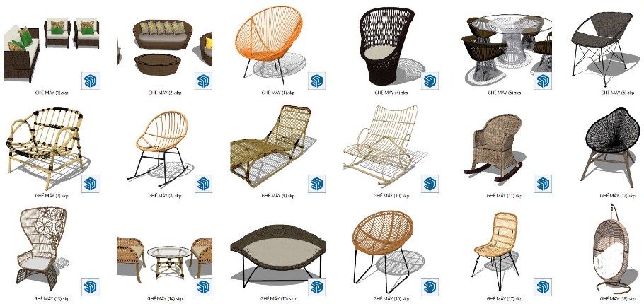 Ghe May Sketchup  by Cuong CoVua 1