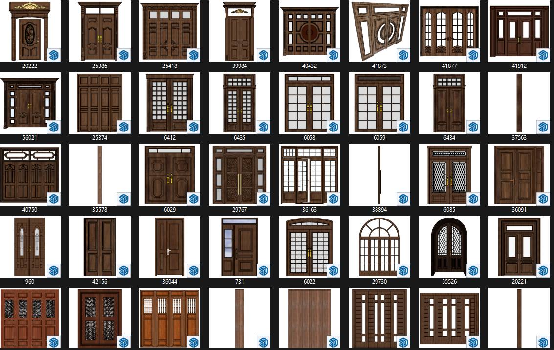  Door Sketchup File