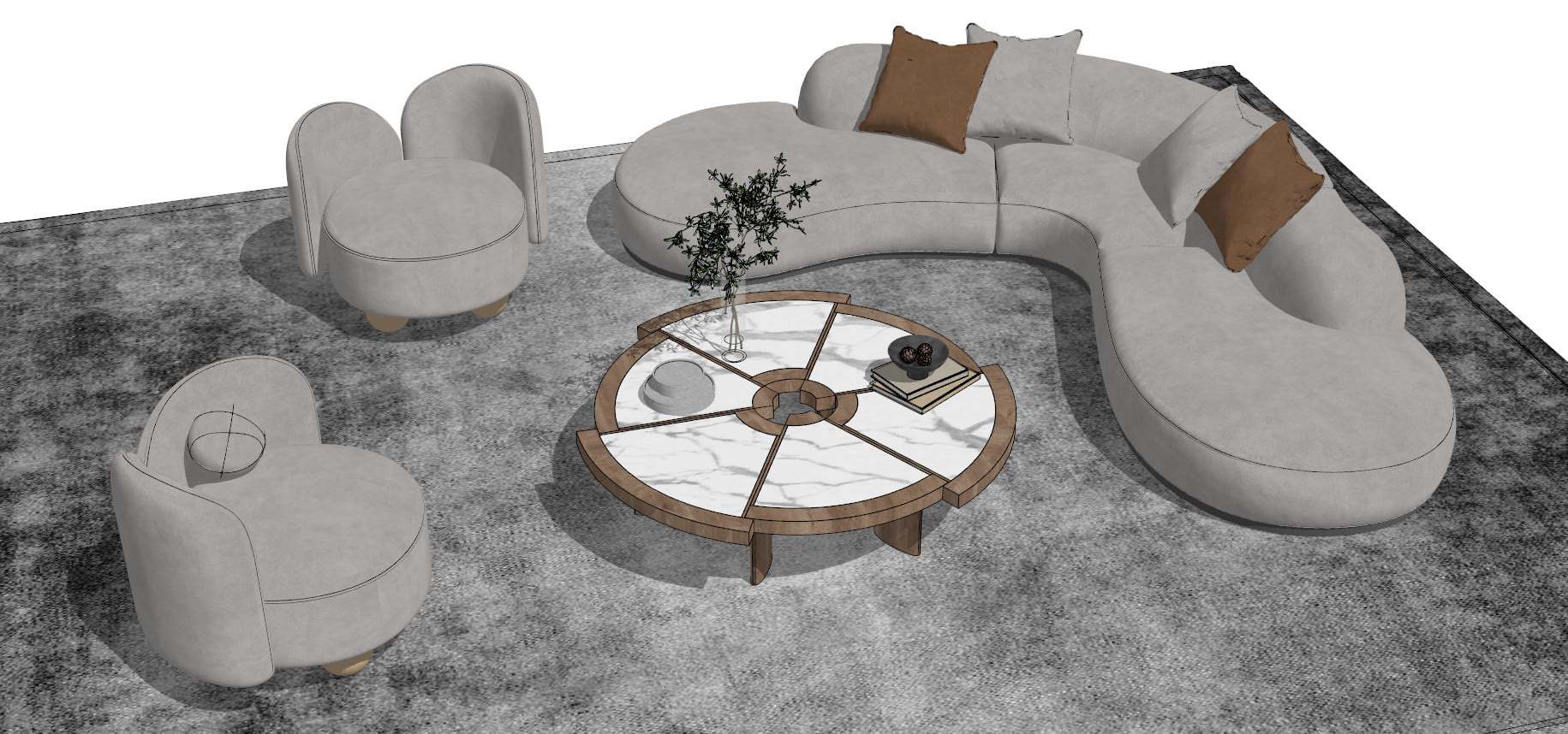  Sofa Sketchup File free download