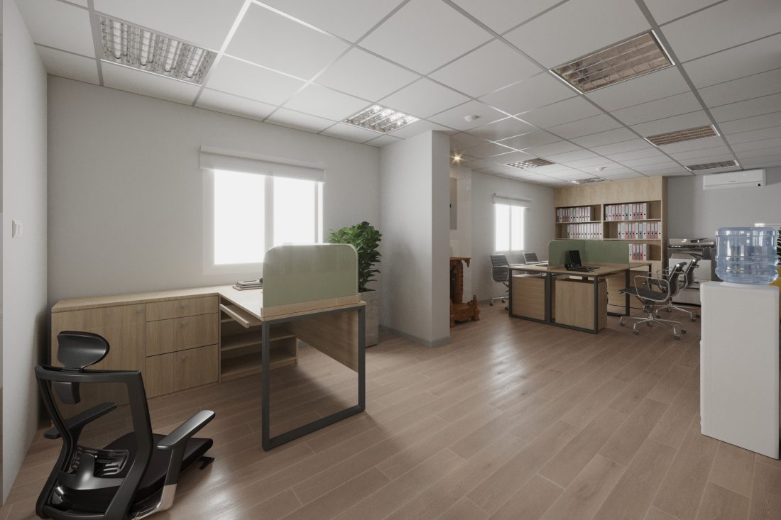 Officeroom Scene Sketchup  by Leo Nguyen 1 scaled