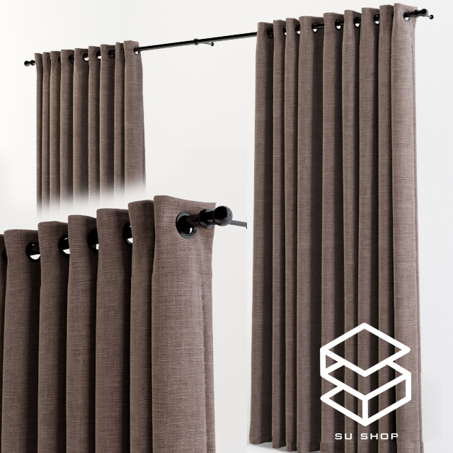 Curtains Sketchup File free download