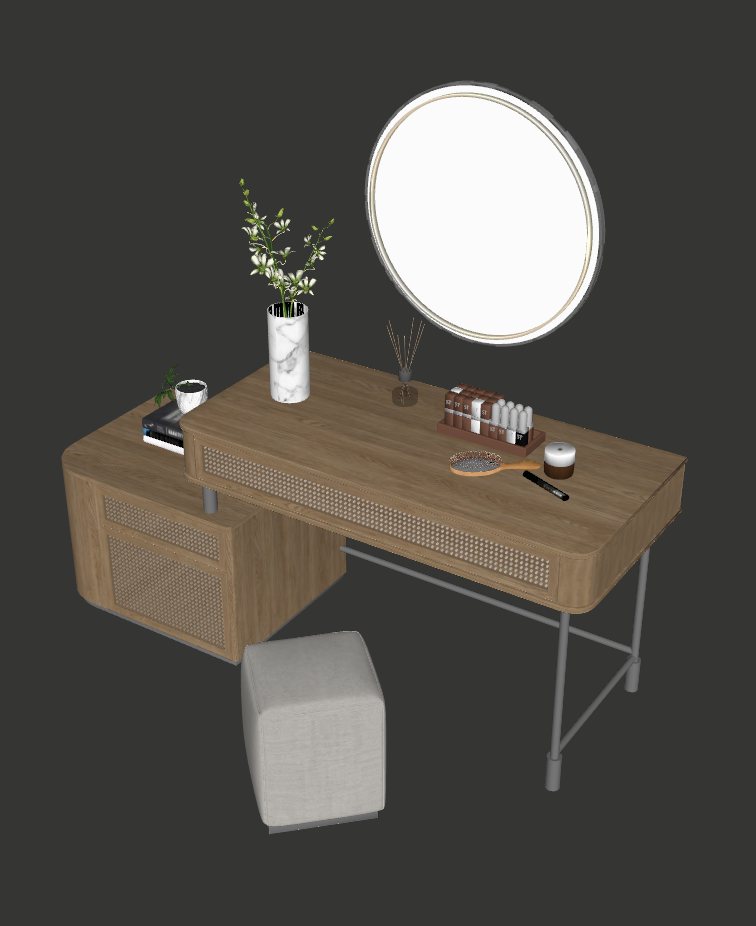  Dressing Table Sketchup  3