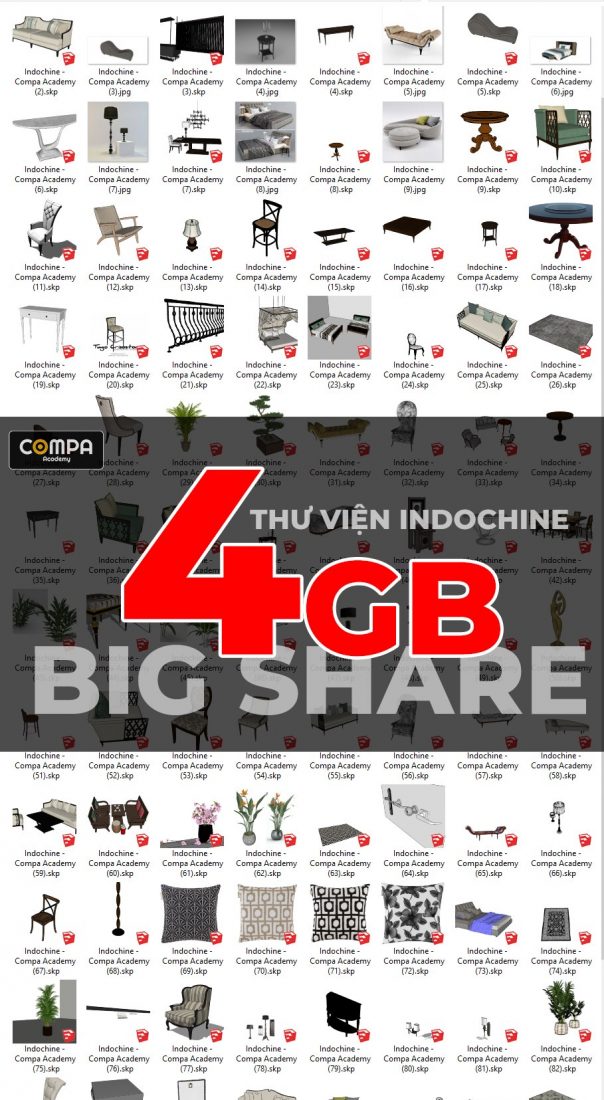 Chia Se Thu Vien Sketchup boi Tran Viet Hung scaled