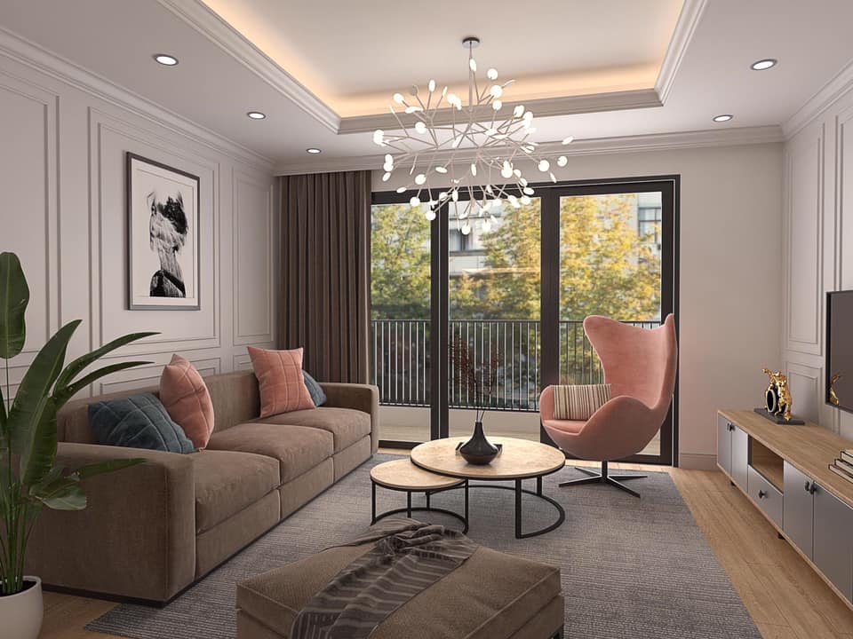 Livingroom Scene Sketchup  By Le Anh Art 1