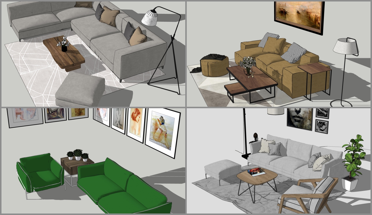 Sofa Sketchup File free download