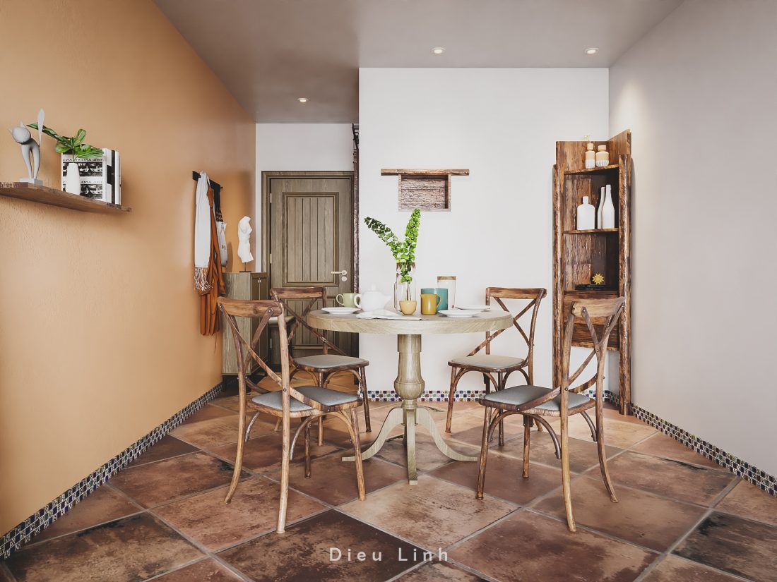 Dinner Table And Chair Sketchup  by Dieu Linh scaled
