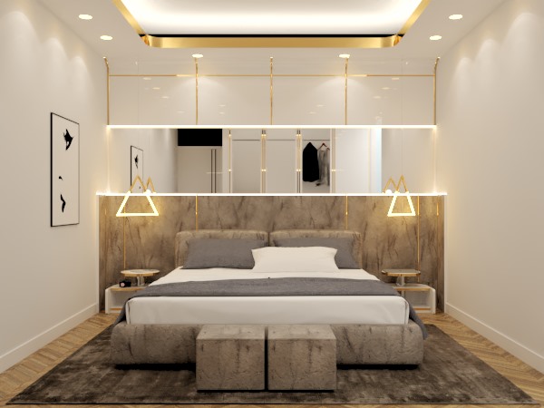 Bedroom Scene Sketchup  by HuyHuyHo