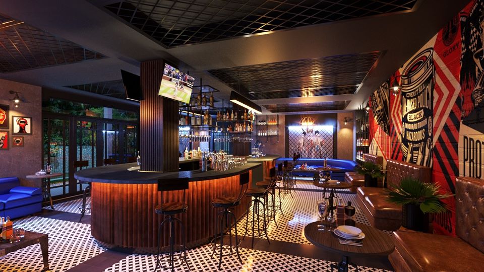 Interior Restaurant Scene Sketchup  by NguyenHuyGiap 1