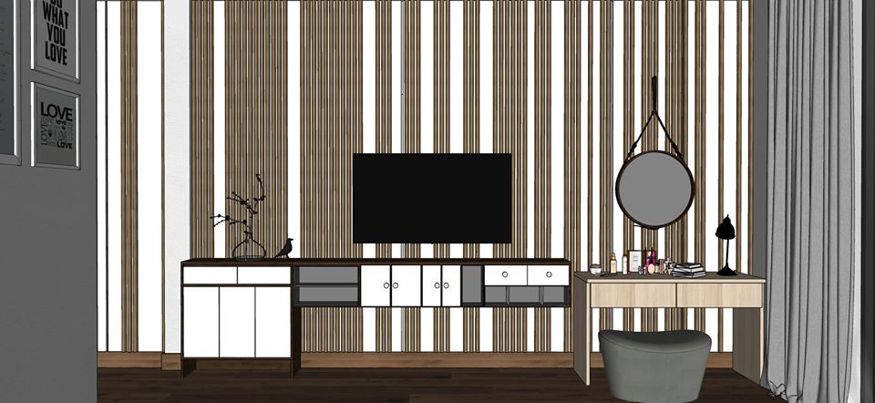 Interior Apartment Scene Sketchup  by BinhThanhTran 1