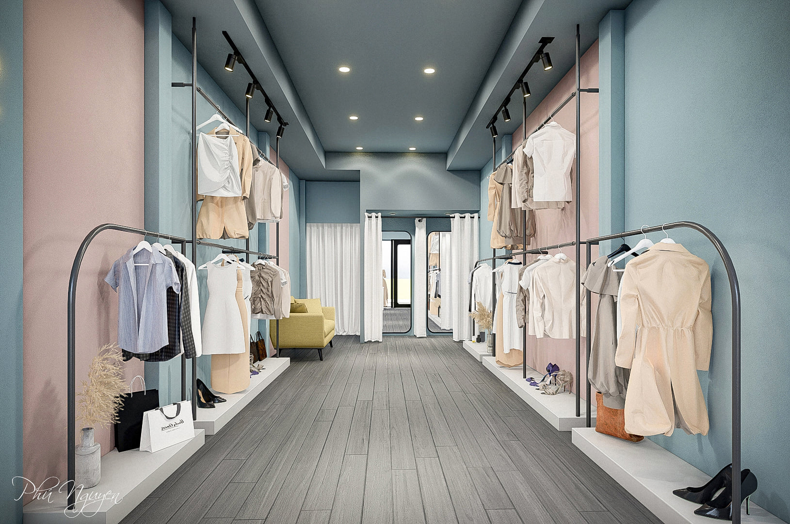 Clothes Shop Sketchup  by Phu Nguyen 2