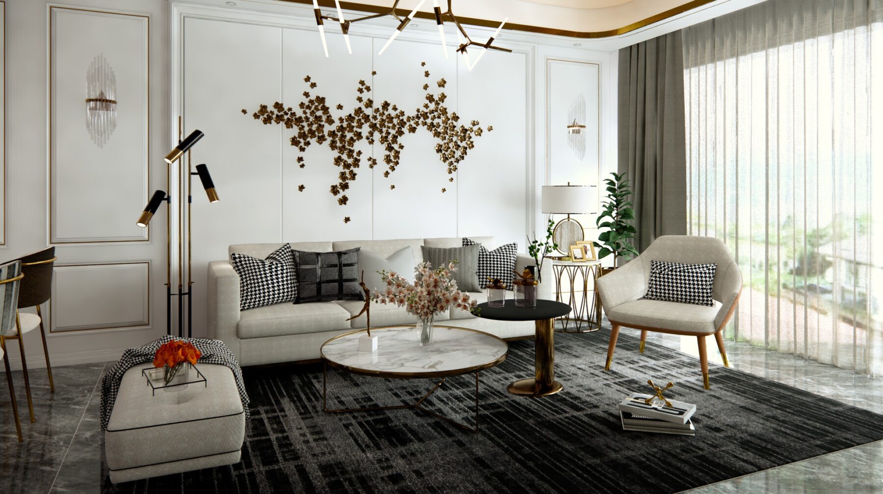  Living Room Interior Sketchup File