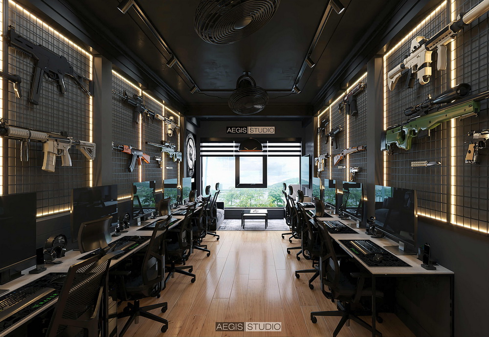 Interior Game room Scene Sketchup  by Xuan Khanh 1