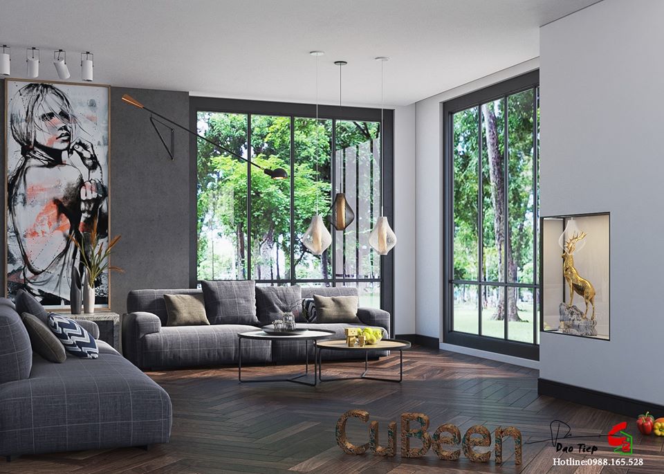 Livingroom Scene Sketchup  by CuBeen