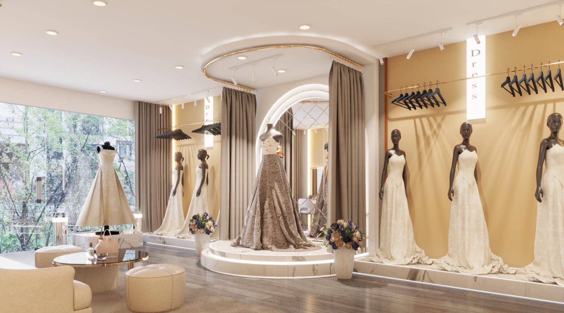  Wedding Dress Shop Sketchup File