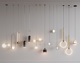 Enscape creative small chandelier