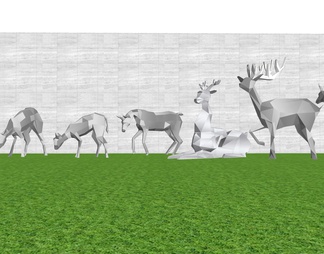 Deer sculpture