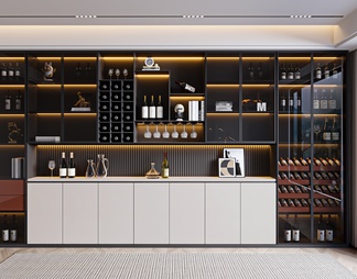 Enscape wine cabinet