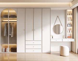 wardrobe dresser combination