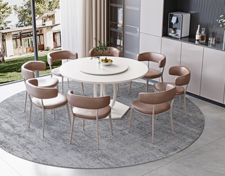 Vray dining table and chair set