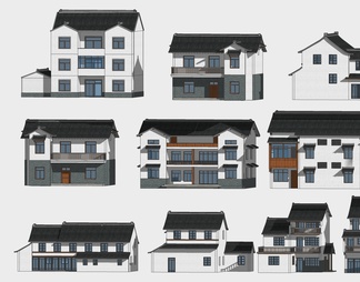 Jiangsu, Zhejiang and Huizhou folk houses