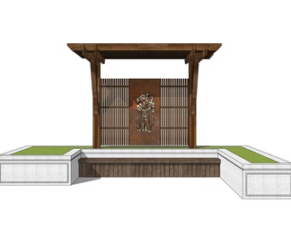 Courtyard tree pool seats