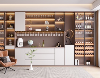 Enscape wine cabinet