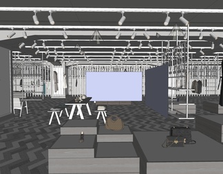 Women clothing and luggage store