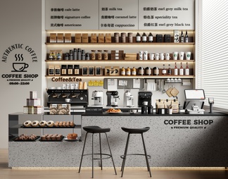 Cafe cashier